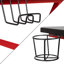 Gaming Ergonomic Desk with Cup Holder and Headphone Hook