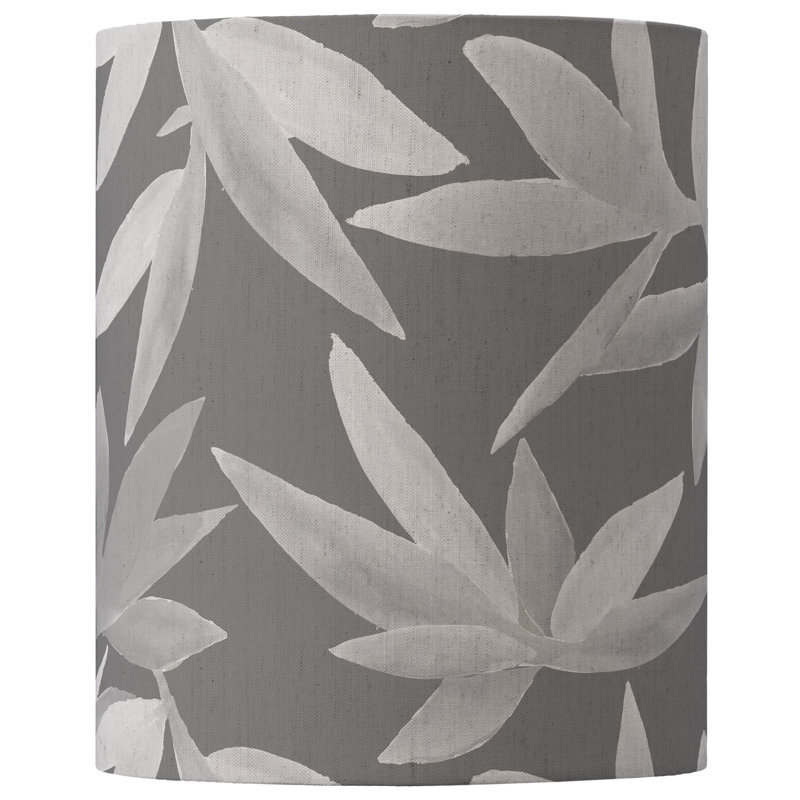 Cotton Round Lamp Shade, Snow, 40cm H x 32cm W x 32cm