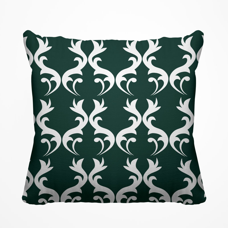 Housse et insert de coussin extérieur carré Galton, H 15 po x l 15 po, Émeraude