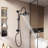 Shower Faucet with 2-Function 8 Inch Rainfall Shower Head-104845183