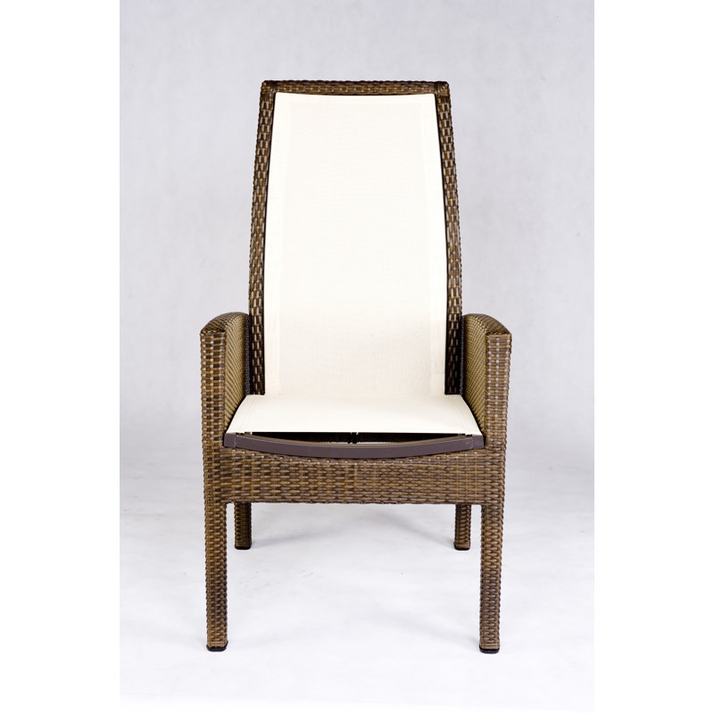 Chaise de patio out of blue, Tissu blanc cassé