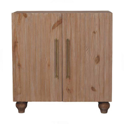 Solid Wood Sandgrain Pine & Mango Sideboard