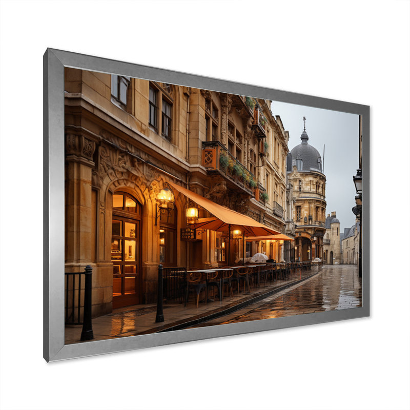 Marlyn France Dijon Architecture - reproduction, Cadre simple argenté, H 12 po x l 20 po x P 1 po