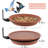 2Pcs Tree Mounted Hanging Bird Feeder Bowls (Set of 2)