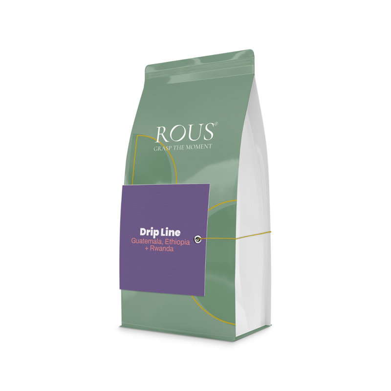 Rous Coffee - Drip Line: Guatemala, Ethiopia + Rwanda – Bold + Bright Espresso Blend