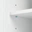 Armoire de rangement haute et large Armoire de salle de bain blanche Armoire de rangement blanche