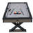 Playcraft Wolf Creek Pool Table with Dining Top and Steel Legs