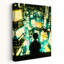 Overlooking Tokyo Vibrant Abstract Contemporary City Landscape Wall Art Print 1 Piece Wrapped Canvas Wall Art-1337133028