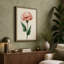 Pink Carnation Study Botanical - Wrapped Canvas-498462756-498462763