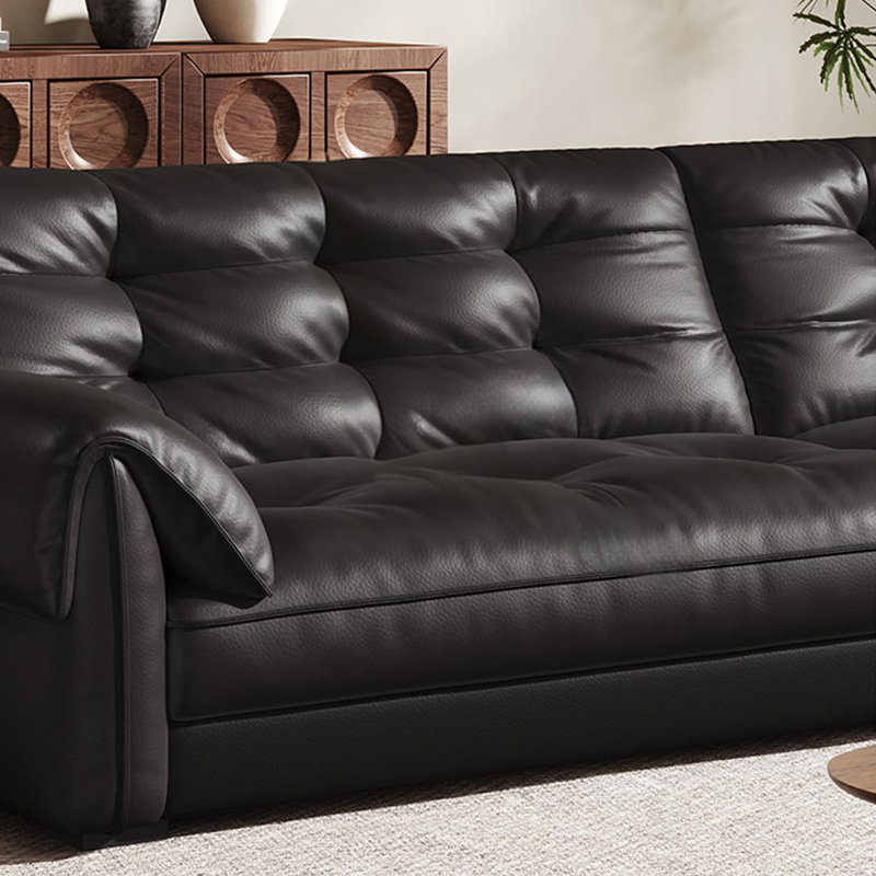 Canapé rétro de style minimaliste italien, H 36,22 po x l 122 po x P 40,55 po