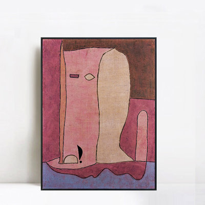 Reproduction giclée sur toile encadrée par Paul Klee, art mural, décorations de bureau à domicile