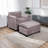 Geneveve Oversized Bouclé Accent Armchair With Ottoman-432952189