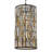 Gemma Six-Light Tall Drum Pendant w/ Crystal Rectangular Prisms