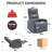 ° Swivel Comfort Manual Recliner Modern Fabric Living Room Chair
