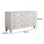 Commode double 6 tiroirs l 60 po