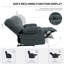 Fauteuil inclinable avec massage et vibration chauffante
