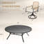 Ensemble de salle à manger 8 personnes pour terrasse avec fauteuil pivotant en rotin-19469972
