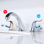 Robinet de salle de bain surdimensionné à 3 trous avec poignées doubles-59120886