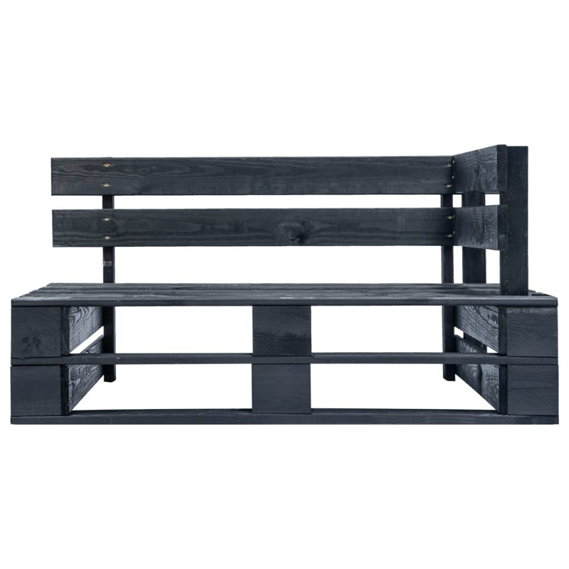 Adebayo Solid Wood Pine Outdoor Bench