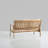 Ornella Solid Wood Patio Loveseat With Cushions