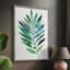 Palm Frond Flow III, reproduction encadrée - bois massif-1022570405