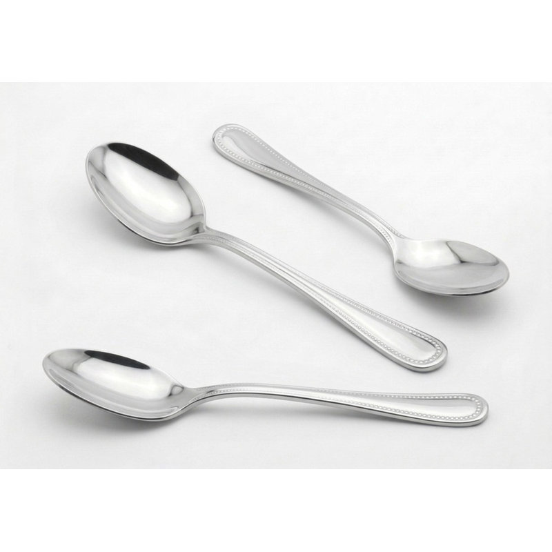 Cutlery Sets Stainless Steel 18/8 Teaspoon 4pc Set Catering Bead