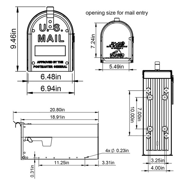 Dimensions du produit