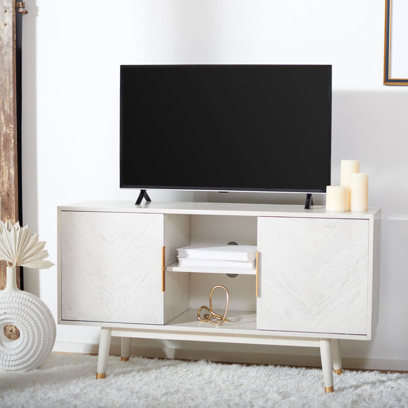 Folcroft TV Stand for TVs up to 58", Whitewash