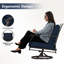 Ensemble de chaises pivotantes d'extérieur Charlton Home®-117769083