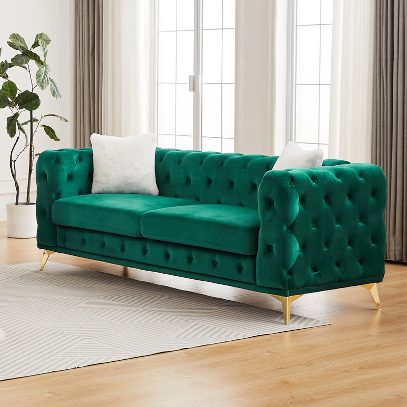 Canapé à compression, canapé-lit Chesterfield