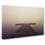 Wooden Jetty On A Peaceful Lake - Wrapped Canvas-55319874