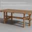 Ensemble de table de salle à manger unique en bois massif de frêne-107205760