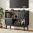 44" Sideboard Buffet Cabinet With Outlet - Storage Cabinet For Office, Bedroom Storage Cabinet, Hallway Storage Cabinet, Console Storage Cabinet-675673715-680444277