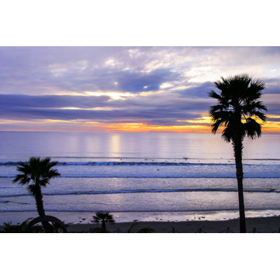 Pacific Ocean Sunset - Wrapped Canvas Print