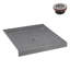 Base de douche en acrylique gris mat avec drain central Streamline 36 po x 36 po Streamline-118934367