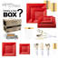 Ensemble de vaisselle jetable en plastique Red Square - 60 couverts