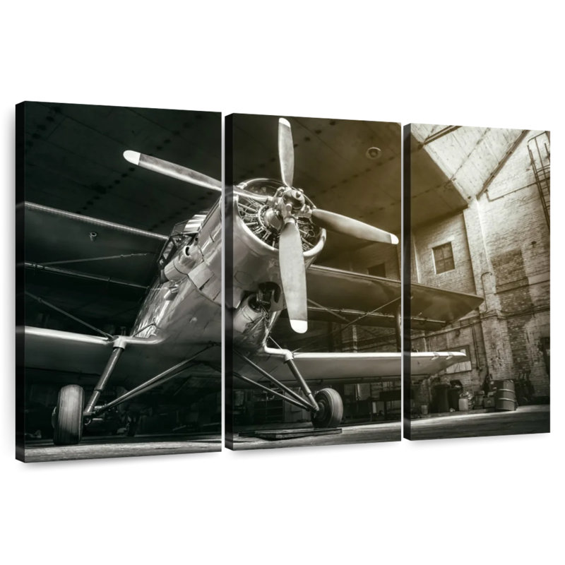 Mehar Historical Airplane, 36" H x 57" W