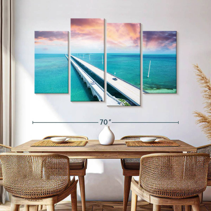 Lilie Scenic Seven Mile Bridge, Floride, H 42 po x l 68 po