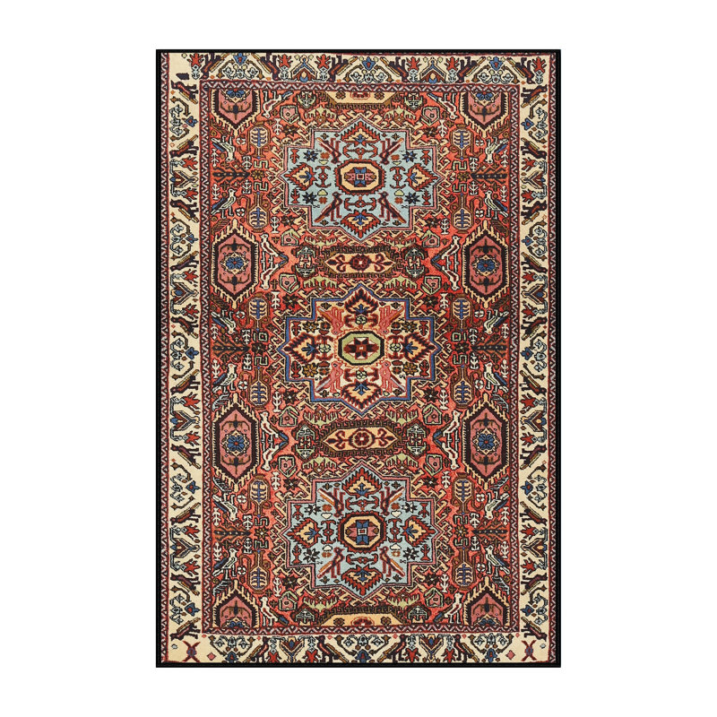 Oriental Indoor Rug, Rectangle 5' x 7'