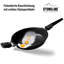 Bella Cucina 3L Non-Stick Aluminum Saute Pan with Lid
