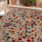Reanna 100% Polypropylene Contemporary Geometric Cobblestone Indoor Area Rug-21698380