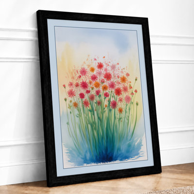 Spring Flower Study Botanical - Framed Print