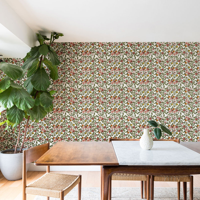 Peel & Stick Floral Tile
