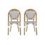 Chaise bistro française (ensemble de 2)-936546407
