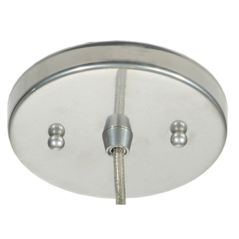 15" Wide Channell Tapered & Pleated Pendant