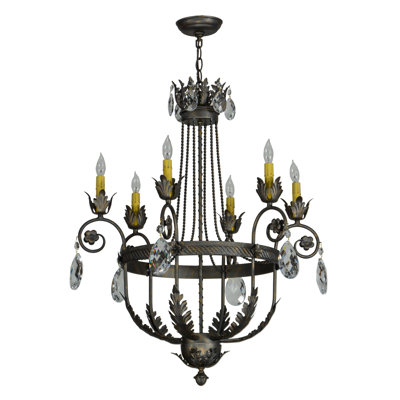 Launcest 6 - Light Dimmable Empire Chandelier