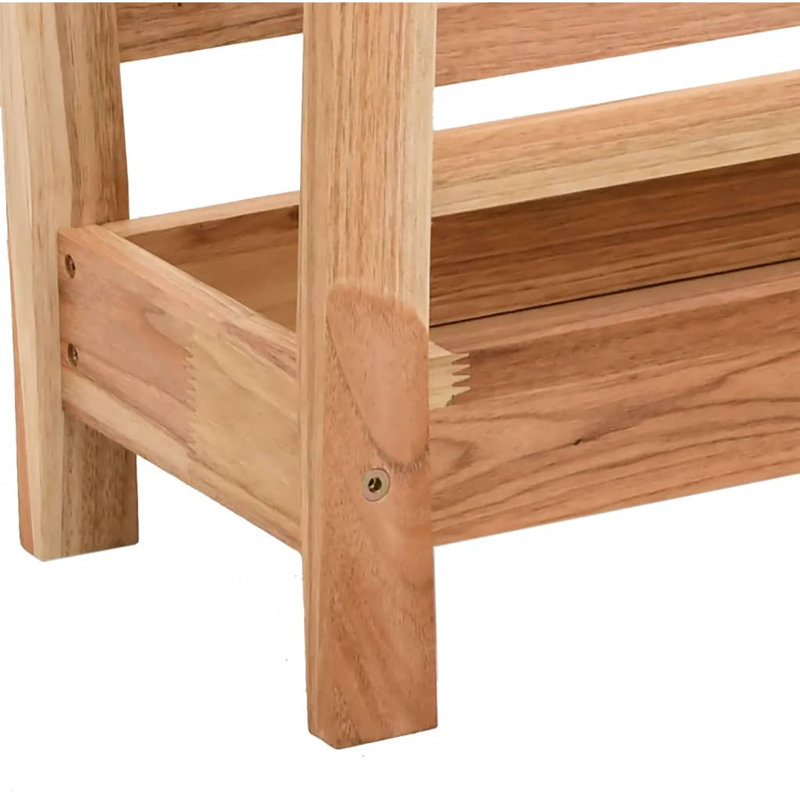 Almazan Solid Wood Free Standing Magazine Rack