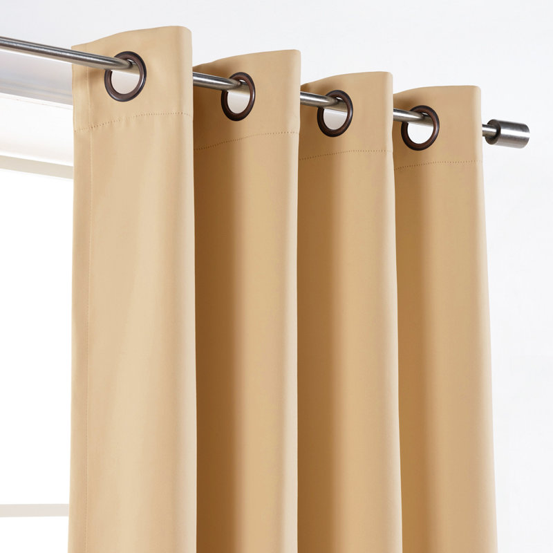 Sunlight Blackout Grommet Polyester Window Panels
