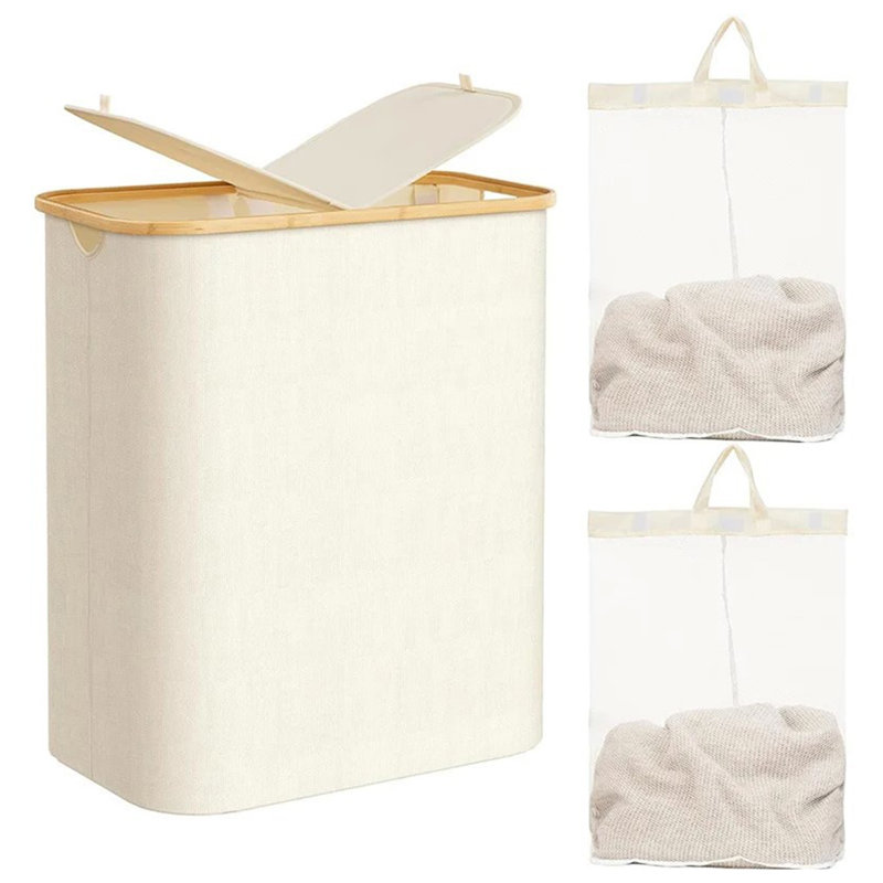 Laundry Hamper Bamboo Laundry Room Organizer