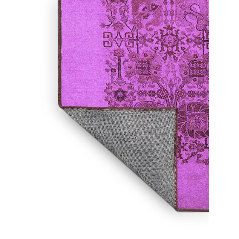 Washable Oriental Indoor Rug, Rectangle 6' x 9'